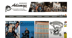 Desktop Screenshot of ademys.org.ar